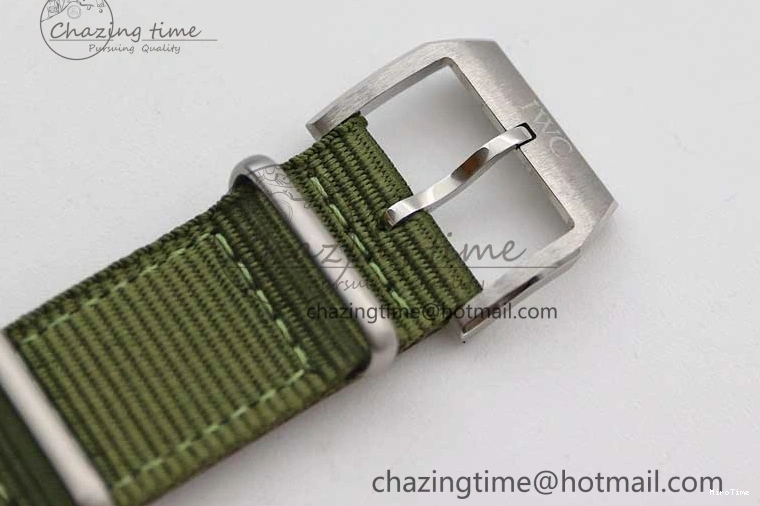 MIROTIME 0119 Packable Mark XVIII ‘TOPGUN SFTI’ Ceramic M+F Best Edition Black Dial on Green Nylon Strap 7048